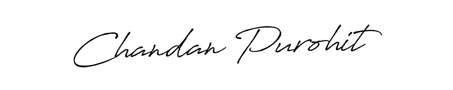 Use a signature maker to create a handwritten signature online. With this signature software, you can design (Antro_Vectra_Bolder) your own signature for name Chandan Purohit. Chandan Purohit signature style 7 images and pictures png