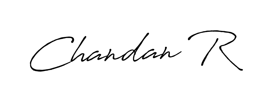 Similarly Antro_Vectra_Bolder is the best handwritten signature design. Signature creator online .You can use it as an online autograph creator for name Chandan R. Chandan R signature style 7 images and pictures png
