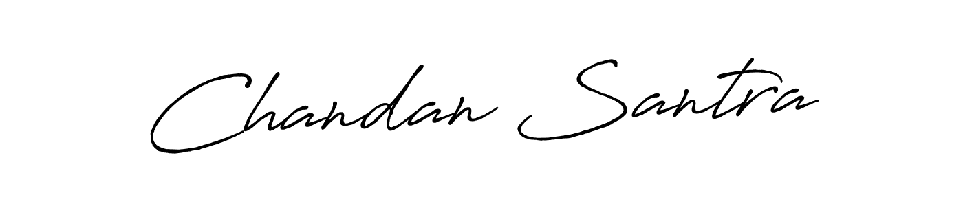 The best way (Antro_Vectra_Bolder) to make a short signature is to pick only two or three words in your name. The name Chandan Santra include a total of six letters. For converting this name. Chandan Santra signature style 7 images and pictures png