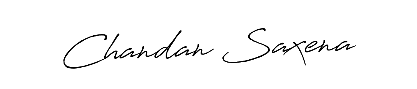 Make a beautiful signature design for name Chandan Saxena. Use this online signature maker to create a handwritten signature for free. Chandan Saxena signature style 7 images and pictures png