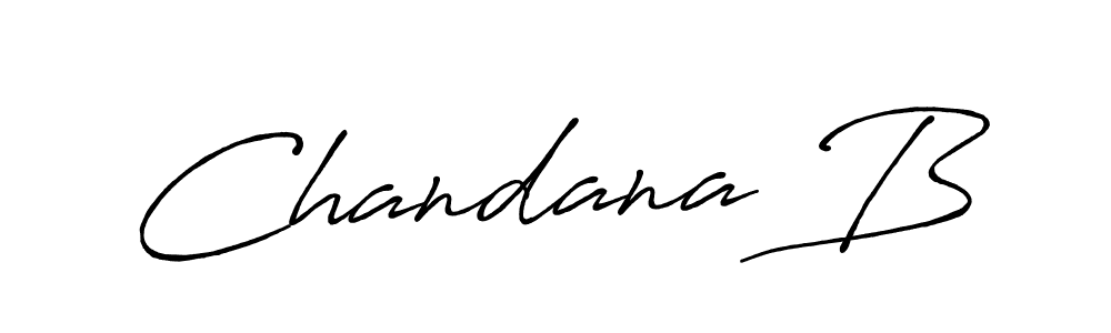 Design your own signature with our free online signature maker. With this signature software, you can create a handwritten (Antro_Vectra_Bolder) signature for name Chandana B. Chandana B signature style 7 images and pictures png