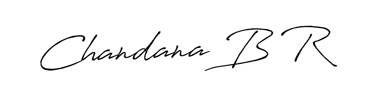 Chandana B R stylish signature style. Best Handwritten Sign (Antro_Vectra_Bolder) for my name. Handwritten Signature Collection Ideas for my name Chandana B R. Chandana B R signature style 7 images and pictures png