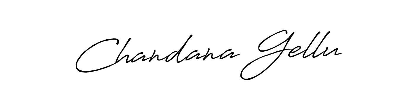 Similarly Antro_Vectra_Bolder is the best handwritten signature design. Signature creator online .You can use it as an online autograph creator for name Chandana Gellu. Chandana Gellu signature style 7 images and pictures png
