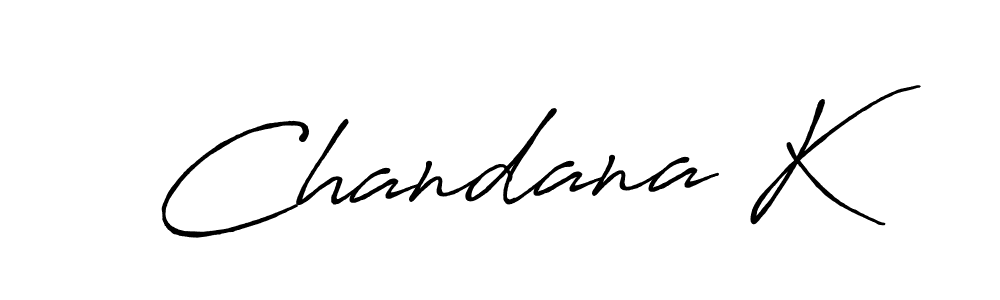 Best and Professional Signature Style for Chandana K. Antro_Vectra_Bolder Best Signature Style Collection. Chandana K signature style 7 images and pictures png