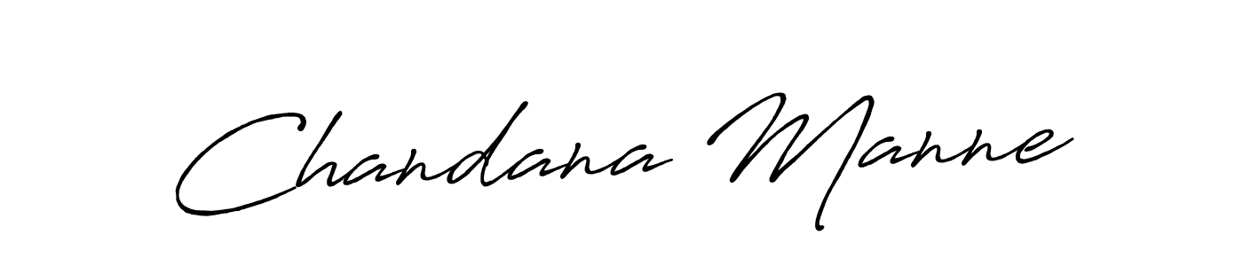 Similarly Antro_Vectra_Bolder is the best handwritten signature design. Signature creator online .You can use it as an online autograph creator for name Chandana Manne. Chandana Manne signature style 7 images and pictures png