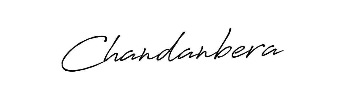 Create a beautiful signature design for name Chandanbera. With this signature (Antro_Vectra_Bolder) fonts, you can make a handwritten signature for free. Chandanbera signature style 7 images and pictures png