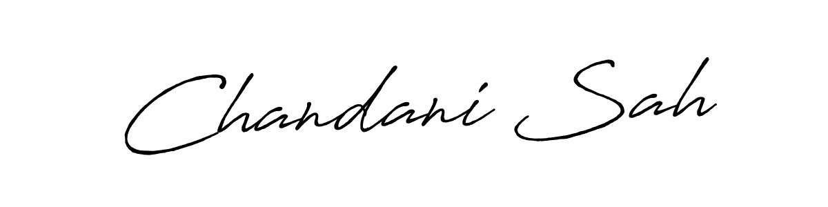 Make a beautiful signature design for name Chandani Sah. Use this online signature maker to create a handwritten signature for free. Chandani Sah signature style 7 images and pictures png