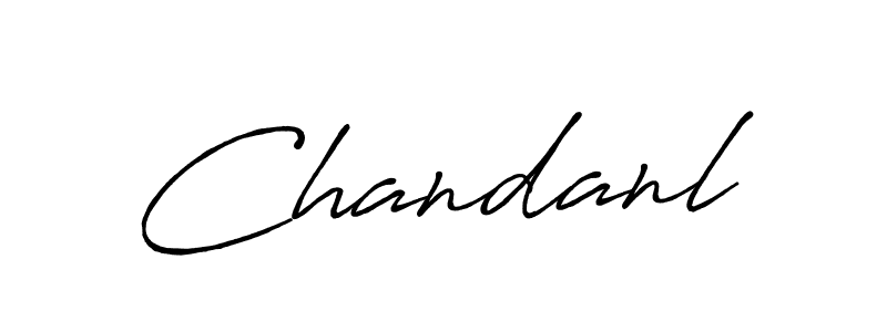 It looks lik you need a new signature style for name Chandanl. Design unique handwritten (Antro_Vectra_Bolder) signature with our free signature maker in just a few clicks. Chandanl signature style 7 images and pictures png