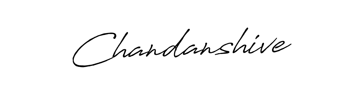 Use a signature maker to create a handwritten signature online. With this signature software, you can design (Antro_Vectra_Bolder) your own signature for name Chandanshive. Chandanshive signature style 7 images and pictures png