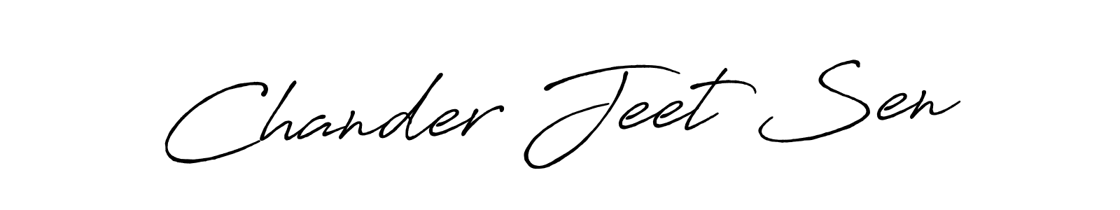 Use a signature maker to create a handwritten signature online. With this signature software, you can design (Antro_Vectra_Bolder) your own signature for name Chander Jeet Sen. Chander Jeet Sen signature style 7 images and pictures png