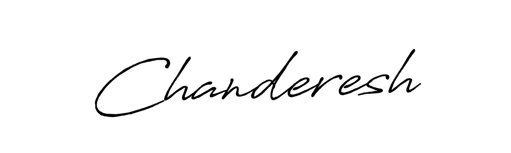 Use a signature maker to create a handwritten signature online. With this signature software, you can design (Antro_Vectra_Bolder) your own signature for name Chanderesh. Chanderesh signature style 7 images and pictures png