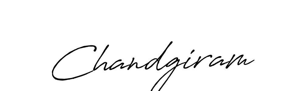 How to make Chandgiram signature? Antro_Vectra_Bolder is a professional autograph style. Create handwritten signature for Chandgiram name. Chandgiram signature style 7 images and pictures png