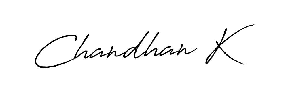 How to Draw Chandhan K signature style? Antro_Vectra_Bolder is a latest design signature styles for name Chandhan K. Chandhan K signature style 7 images and pictures png