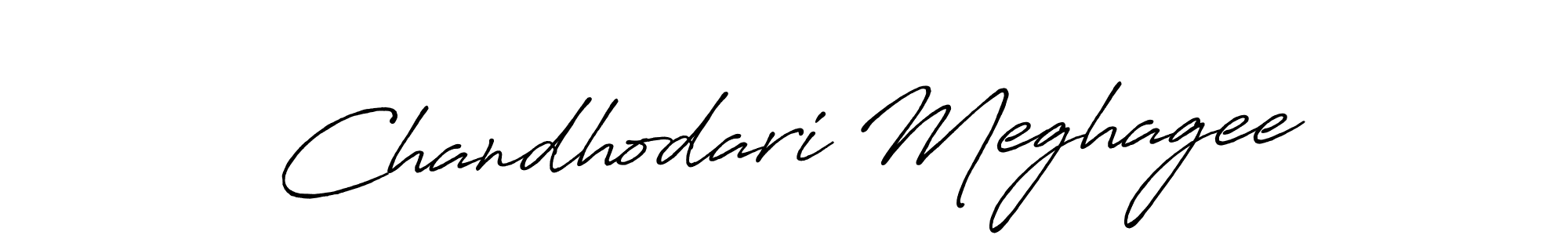 if you are searching for the best signature style for your name Chandhodari Meghagee. so please give up your signature search. here we have designed multiple signature styles  using Antro_Vectra_Bolder. Chandhodari Meghagee signature style 7 images and pictures png