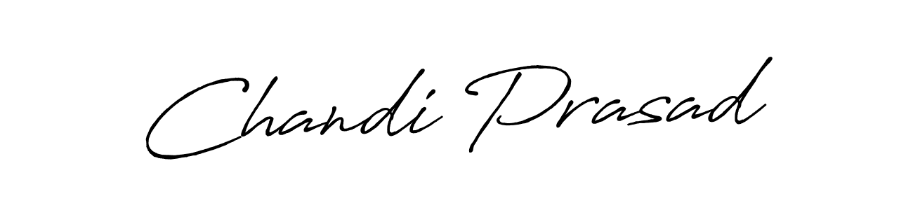 Design your own signature with our free online signature maker. With this signature software, you can create a handwritten (Antro_Vectra_Bolder) signature for name Chandi Prasad. Chandi Prasad signature style 7 images and pictures png