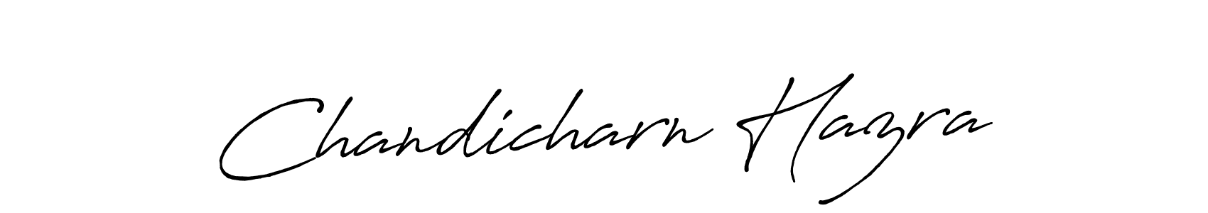 Also we have Chandicharn Hazra name is the best signature style. Create professional handwritten signature collection using Antro_Vectra_Bolder autograph style. Chandicharn Hazra signature style 7 images and pictures png