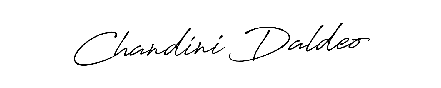 Also You can easily find your signature by using the search form. We will create Chandini Daldeo name handwritten signature images for you free of cost using Antro_Vectra_Bolder sign style. Chandini Daldeo signature style 7 images and pictures png