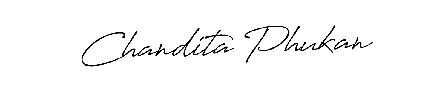 Also we have Chandita Phukan name is the best signature style. Create professional handwritten signature collection using Antro_Vectra_Bolder autograph style. Chandita Phukan signature style 7 images and pictures png