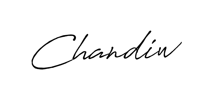 Chandiw stylish signature style. Best Handwritten Sign (Antro_Vectra_Bolder) for my name. Handwritten Signature Collection Ideas for my name Chandiw. Chandiw signature style 7 images and pictures png