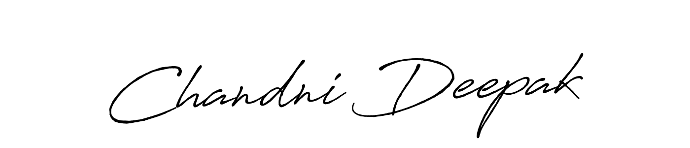 This is the best signature style for the Chandni Deepak name. Also you like these signature font (Antro_Vectra_Bolder). Mix name signature. Chandni Deepak signature style 7 images and pictures png