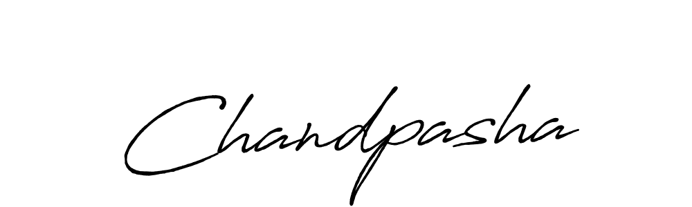 Make a beautiful signature design for name Chandpasha. With this signature (Antro_Vectra_Bolder) style, you can create a handwritten signature for free. Chandpasha signature style 7 images and pictures png
