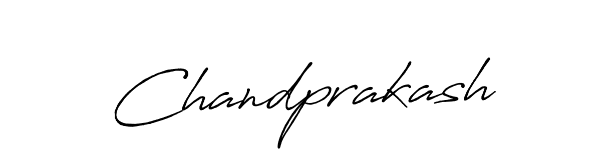Design your own signature with our free online signature maker. With this signature software, you can create a handwritten (Antro_Vectra_Bolder) signature for name Chandprakash. Chandprakash signature style 7 images and pictures png