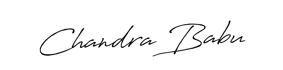 Design your own signature with our free online signature maker. With this signature software, you can create a handwritten (Antro_Vectra_Bolder) signature for name Chandra Babu. Chandra Babu signature style 7 images and pictures png
