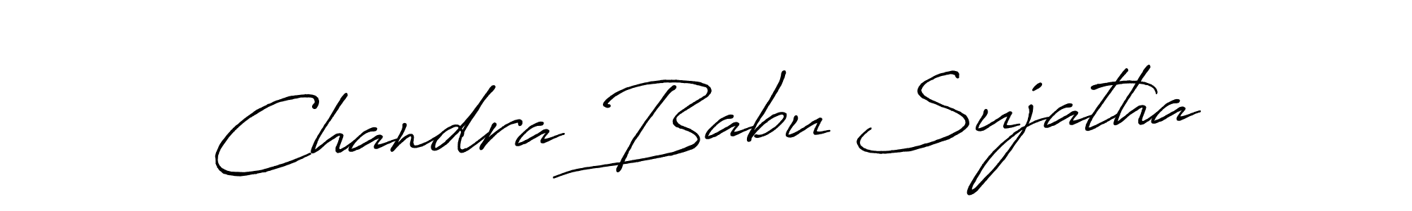 How to Draw Chandra Babu Sujatha signature style? Antro_Vectra_Bolder is a latest design signature styles for name Chandra Babu Sujatha. Chandra Babu Sujatha signature style 7 images and pictures png