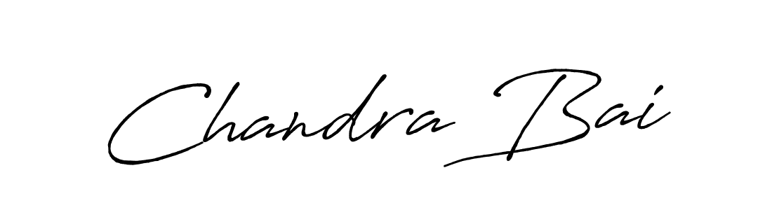 Create a beautiful signature design for name Chandra Bai. With this signature (Antro_Vectra_Bolder) fonts, you can make a handwritten signature for free. Chandra Bai signature style 7 images and pictures png