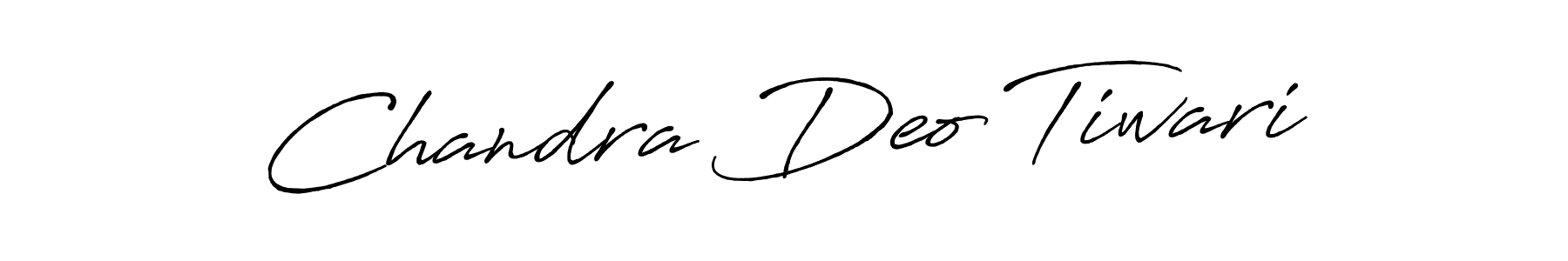 Design your own signature with our free online signature maker. With this signature software, you can create a handwritten (Antro_Vectra_Bolder) signature for name Chandra Deo Tiwari. Chandra Deo Tiwari signature style 7 images and pictures png