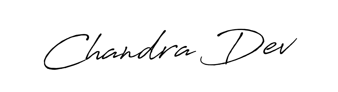 Antro_Vectra_Bolder is a professional signature style that is perfect for those who want to add a touch of class to their signature. It is also a great choice for those who want to make their signature more unique. Get Chandra Dev name to fancy signature for free. Chandra Dev signature style 7 images and pictures png