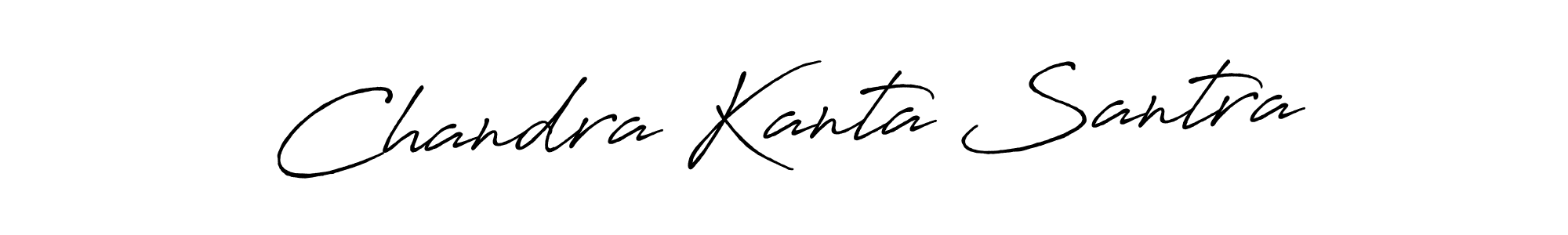 The best way (Antro_Vectra_Bolder) to make a short signature is to pick only two or three words in your name. The name Chandra Kanta Santra include a total of six letters. For converting this name. Chandra Kanta Santra signature style 7 images and pictures png