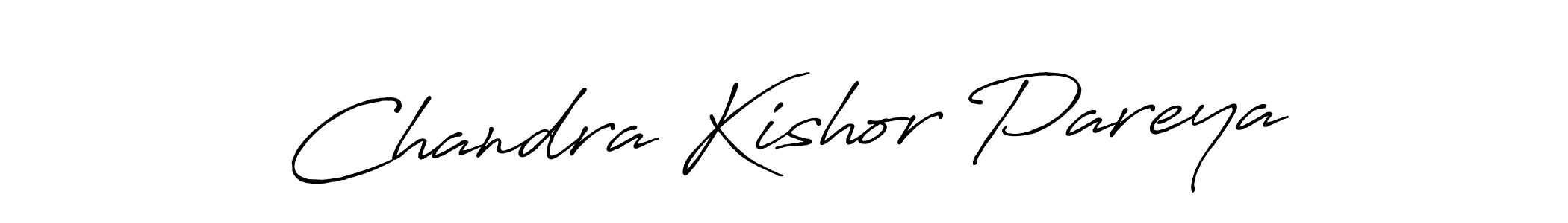 Antro_Vectra_Bolder is a professional signature style that is perfect for those who want to add a touch of class to their signature. It is also a great choice for those who want to make their signature more unique. Get Chandra Kishor Pareya name to fancy signature for free. Chandra Kishor Pareya signature style 7 images and pictures png