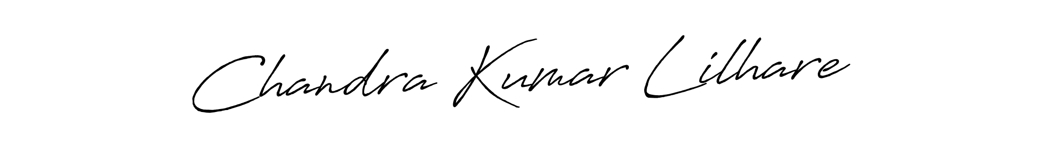 It looks lik you need a new signature style for name Chandra Kumar Lilhare. Design unique handwritten (Antro_Vectra_Bolder) signature with our free signature maker in just a few clicks. Chandra Kumar Lilhare signature style 7 images and pictures png