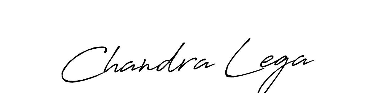 Chandra Lega stylish signature style. Best Handwritten Sign (Antro_Vectra_Bolder) for my name. Handwritten Signature Collection Ideas for my name Chandra Lega. Chandra Lega signature style 7 images and pictures png