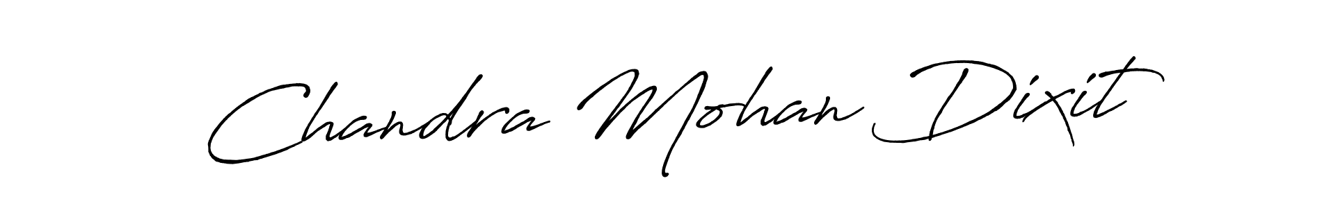 Create a beautiful signature design for name Chandra Mohan Dixit. With this signature (Antro_Vectra_Bolder) fonts, you can make a handwritten signature for free. Chandra Mohan Dixit signature style 7 images and pictures png