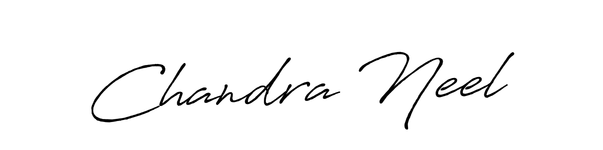 Also You can easily find your signature by using the search form. We will create Chandra Neel name handwritten signature images for you free of cost using Antro_Vectra_Bolder sign style. Chandra Neel signature style 7 images and pictures png