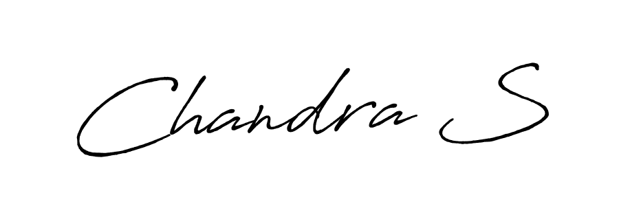 How to make Chandra S name signature. Use Antro_Vectra_Bolder style for creating short signs online. This is the latest handwritten sign. Chandra S signature style 7 images and pictures png