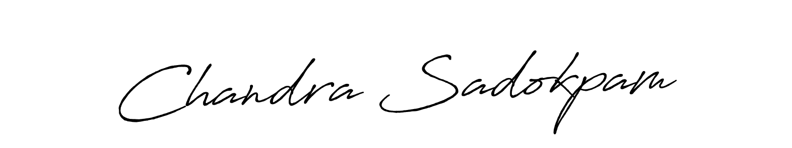 It looks lik you need a new signature style for name Chandra Sadokpam. Design unique handwritten (Antro_Vectra_Bolder) signature with our free signature maker in just a few clicks. Chandra Sadokpam signature style 7 images and pictures png