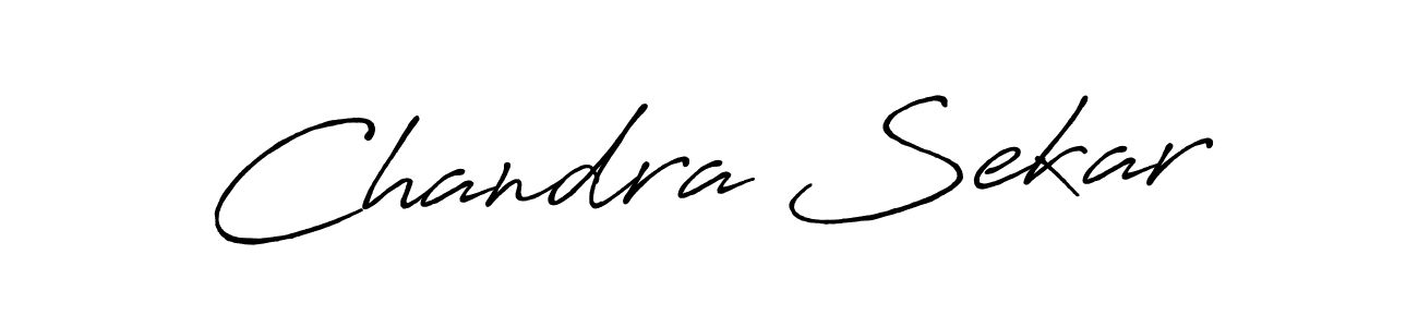 How to make Chandra Sekar signature? Antro_Vectra_Bolder is a professional autograph style. Create handwritten signature for Chandra Sekar name. Chandra Sekar signature style 7 images and pictures png