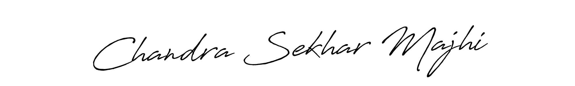 Create a beautiful signature design for name Chandra Sekhar Majhi. With this signature (Antro_Vectra_Bolder) fonts, you can make a handwritten signature for free. Chandra Sekhar Majhi signature style 7 images and pictures png