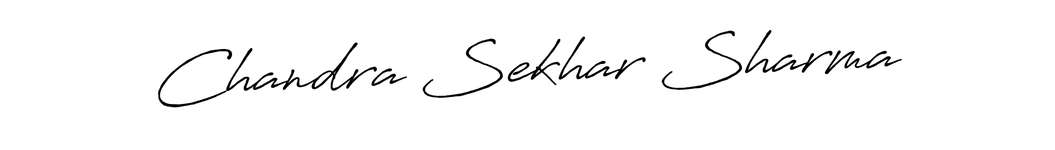 It looks lik you need a new signature style for name Chandra Sekhar Sharma. Design unique handwritten (Antro_Vectra_Bolder) signature with our free signature maker in just a few clicks. Chandra Sekhar Sharma signature style 7 images and pictures png