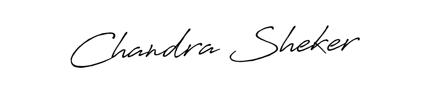 Also You can easily find your signature by using the search form. We will create Chandra Sheker name handwritten signature images for you free of cost using Antro_Vectra_Bolder sign style. Chandra Sheker signature style 7 images and pictures png