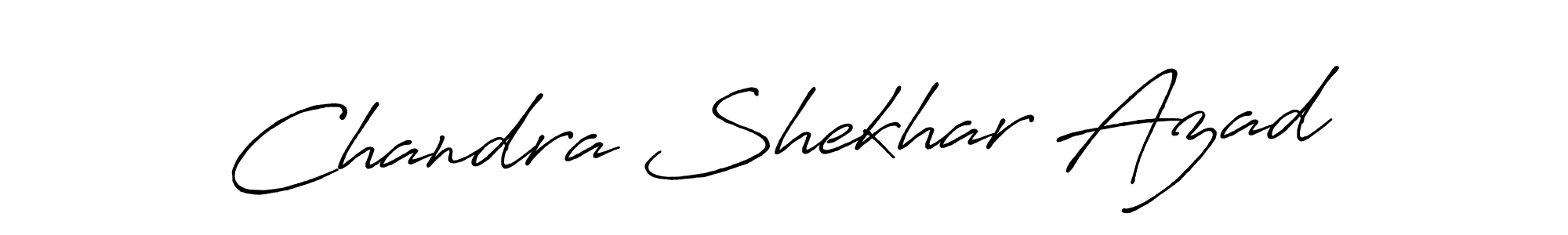 Create a beautiful signature design for name Chandra Shekhar Azad. With this signature (Antro_Vectra_Bolder) fonts, you can make a handwritten signature for free. Chandra Shekhar Azad signature style 7 images and pictures png