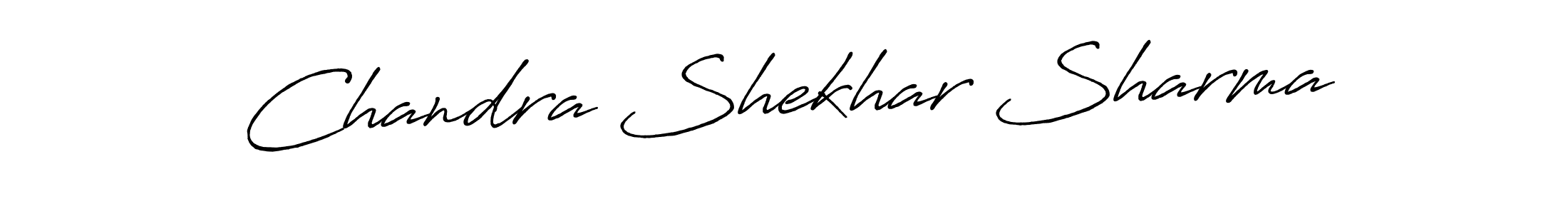 You should practise on your own different ways (Antro_Vectra_Bolder) to write your name (Chandra Shekhar Sharma) in signature. don't let someone else do it for you. Chandra Shekhar Sharma signature style 7 images and pictures png