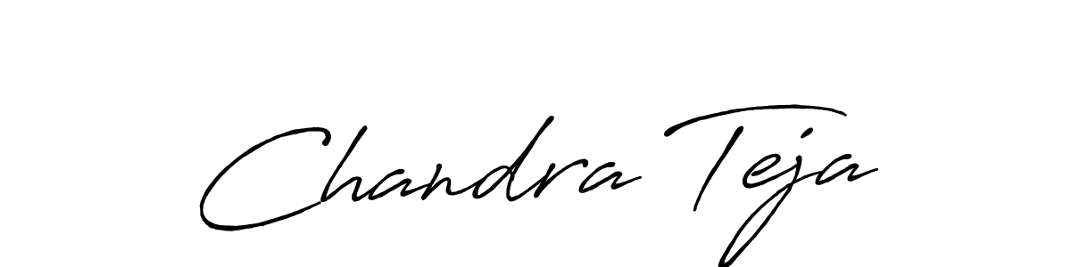It looks lik you need a new signature style for name Chandra Teja. Design unique handwritten (Antro_Vectra_Bolder) signature with our free signature maker in just a few clicks. Chandra Teja signature style 7 images and pictures png