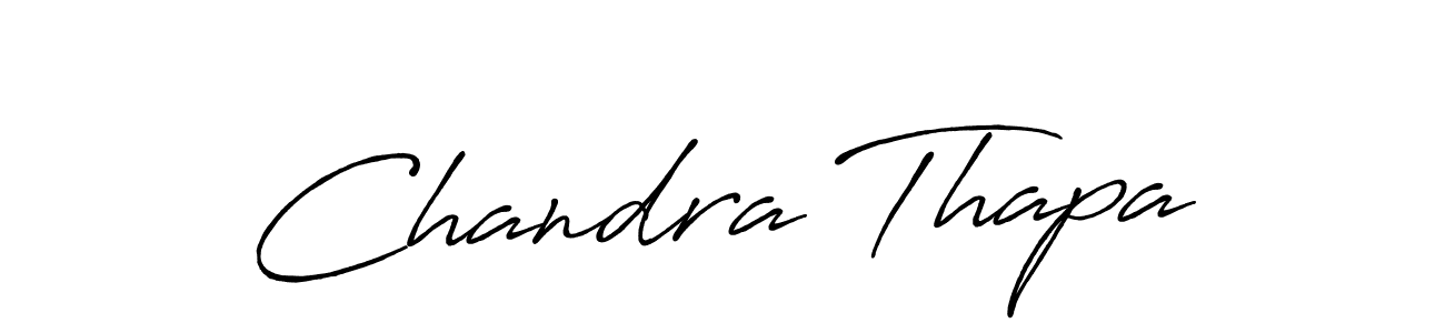 if you are searching for the best signature style for your name Chandra Thapa. so please give up your signature search. here we have designed multiple signature styles  using Antro_Vectra_Bolder. Chandra Thapa signature style 7 images and pictures png
