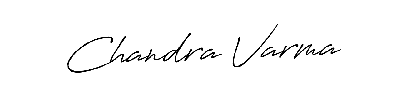 The best way (Antro_Vectra_Bolder) to make a short signature is to pick only two or three words in your name. The name Chandra Varma include a total of six letters. For converting this name. Chandra Varma signature style 7 images and pictures png