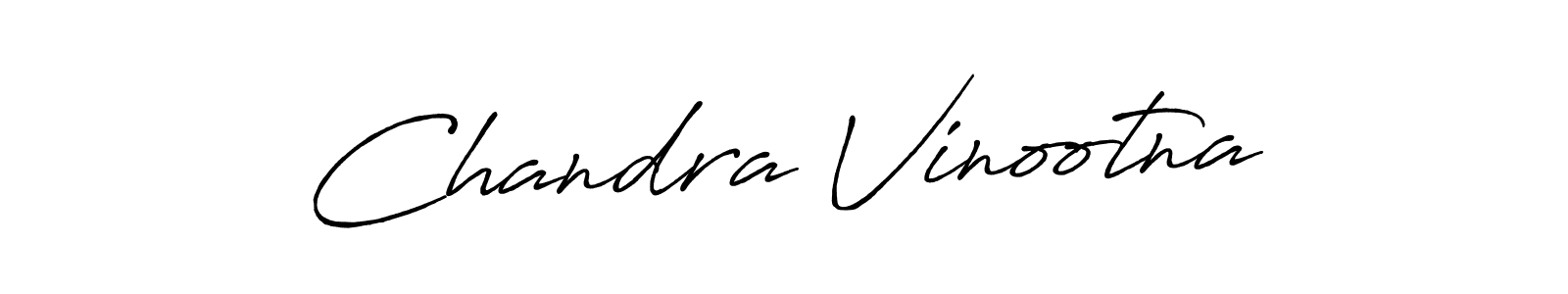 Use a signature maker to create a handwritten signature online. With this signature software, you can design (Antro_Vectra_Bolder) your own signature for name Chandra Vinootna. Chandra Vinootna signature style 7 images and pictures png
