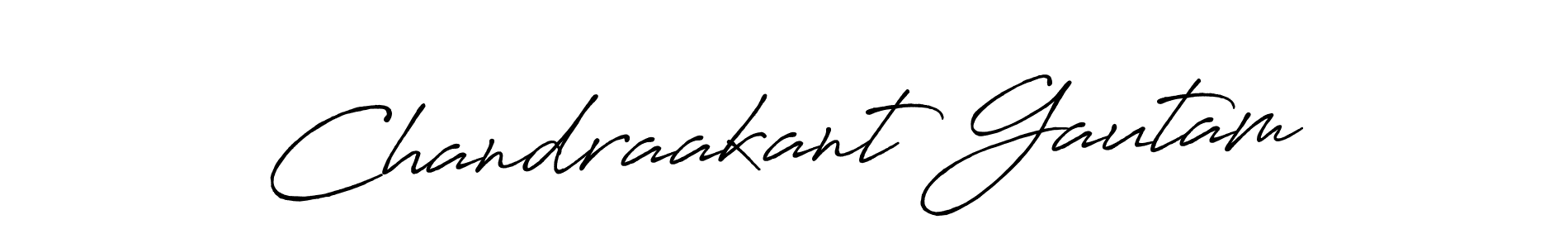 Use a signature maker to create a handwritten signature online. With this signature software, you can design (Antro_Vectra_Bolder) your own signature for name Chandraakant Gautam. Chandraakant Gautam signature style 7 images and pictures png